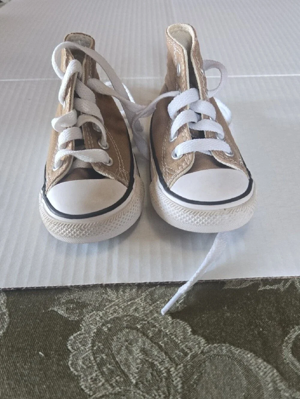 Converse Kids Tan High-Top Sneakers